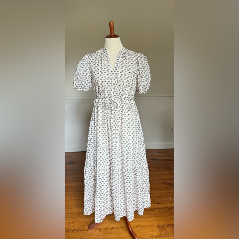 Neuflora white floral dress